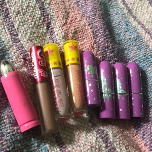 Lot of lime crime and Jeffree star lipsticks